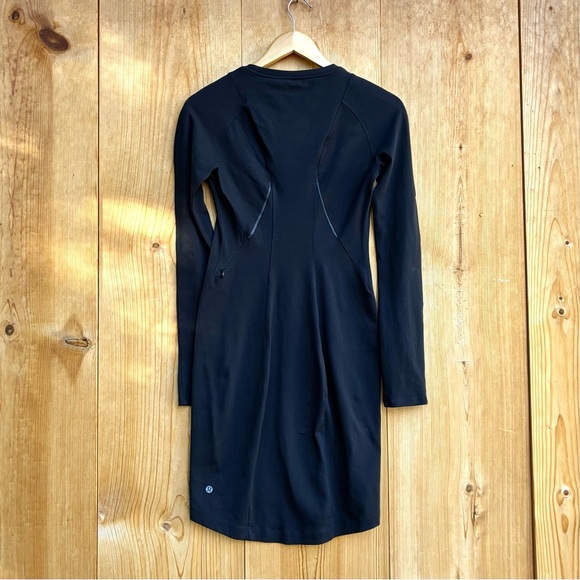 Lululemon Black &Go Anywhere Dress Sz 4 - Picture 6 of 6